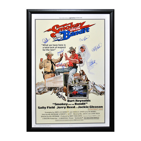 Signed Movie Poster // Smokey And The Bandit