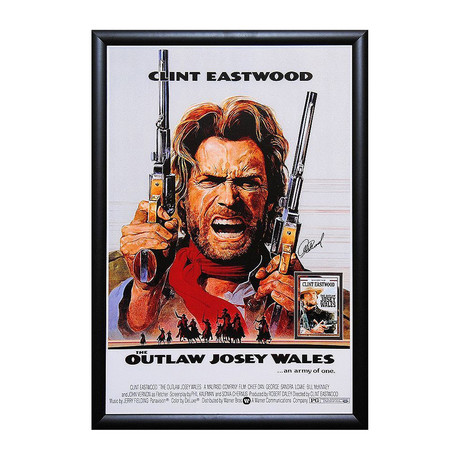 Signed Movie Poster // Outlaw Josey Wales
