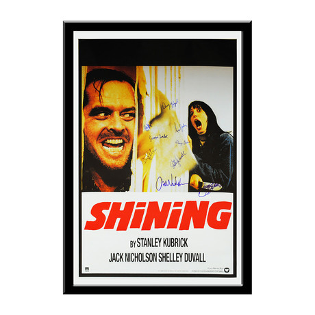 Framed + Signed Movie Poster // The Shining I