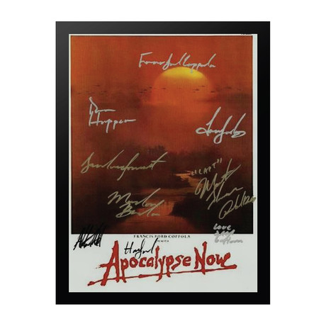 Signed Movie Poster // Apocalypse Now