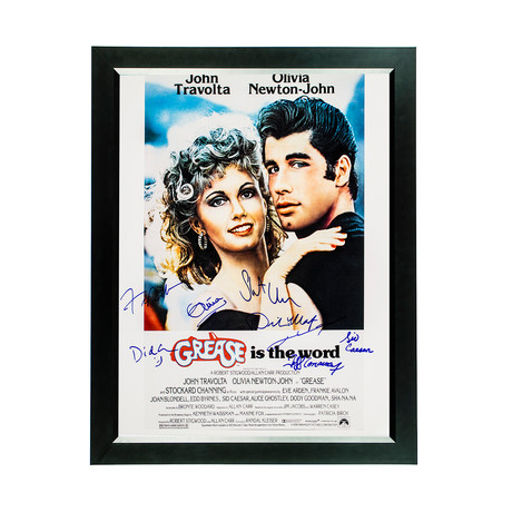 Signed Movie Poster // Grease