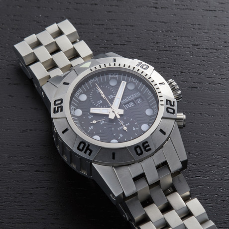 Schaumburg Nauticfish Waterwall Diver Chrono Automatic // 101113 // WATERWALLBLK