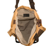 5007 Canvas + Leather Bag (Yellow)