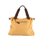 5007 Canvas + Leather Bag (Yellow)