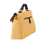 5010 Canvas + Leather Bag (Yellow)