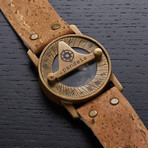 Pandeia Cork Sundial Watch // PTM-C