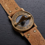 Pandeia Cork Sundial Watch // PTM-C