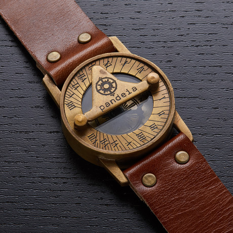 Pandeia Whiskey Sundial Wrist Watch // PTM-W