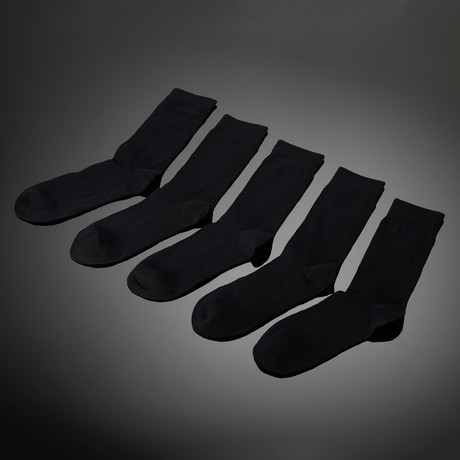 SoHo Bamboo Fiber Hand-Linked Socks // 5-Pack