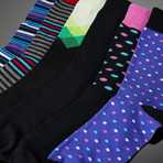 Nolita Bamboo Fiber Hand-Linked Socks // 6-Pack