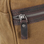 Canvas Computer Brief Case (Khaki)