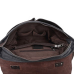 Classic Double Pocket Messenger Bag (Dark Grey)