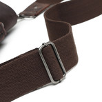 Classic Double Pocket Messenger Bag (Dark Grey)