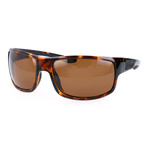 Carajas Square Sunglasses // Tortoise + Black