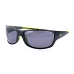 Hurricane Peak Thick Rim Sunglasses // Matte Black + Yellow