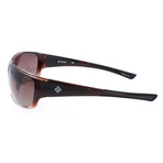 Columbia // Hurricane Peak Thick Rim Sunglasses // Clear Brown