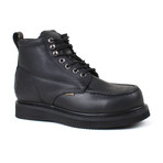 6'' Classic Moc Wedge Boot // Black (US: 8.5)