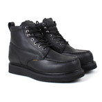 6'' Classic Moc Wedge Boot // Black (US: 7.5)