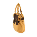 Lucchetto Canvas + Leather Bag (Yellow)