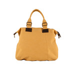 Lucchetto Canvas + Leather Bag (Yellow)