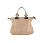 Lucchetto Canvas + Leather Bag (Yellow)