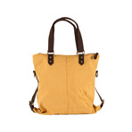 5004 Canvas + Leather Bag (Yellow)