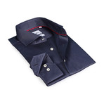Trevor Button-Up Shirt // Dark Blue (US: 15.5R)