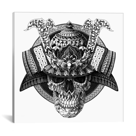 Samurai Skull // Bioworkz (18"W x 18"H x 0.75"D)