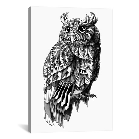 Ornate Owl (18"W x 26"H x .75"D)