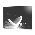 Whale BW // Aluminum (16"W x 24"H x 0.2"D)