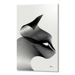 Cat // Aluminum (16"W x 24"H x 0.2"D)