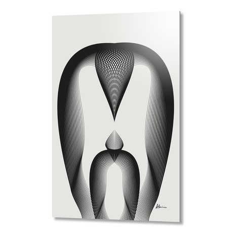 Penguins // Aluminum (16"W x 24"H x 0.2"D)