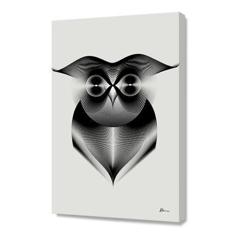 Owl // Canvas (16"W x 24"H x 1.5"D)
