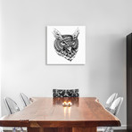 Ornate Owl Head (18"W x 18"H x .75"D)