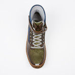 Dram High Top Sneakers // Olive + Multi (US: 10)