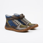 Dram High Top Sneakers // Olive + Multi (US: 10)