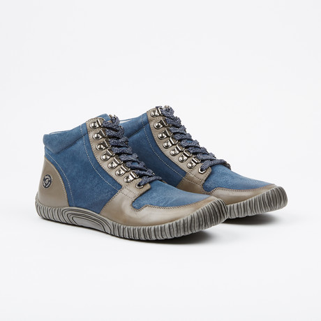 2.0 Maison High-Top Sneaker // Navy/Grey (US: 8)