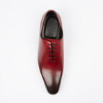 Handpainted Oxford // Red (US: 8.5)