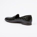 Checkered Printed Loafer // Black (US: 9)