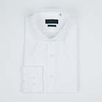 Bella Vita // Slim Fit Button-Up Shirt // White (US: 18.5R)