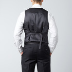 Paolo Lercara // Low Cut Vest // Black (US: 48R)