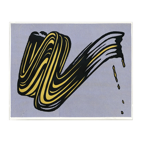 Roy Lichtenstein // Brushstroke // 1965