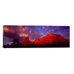 Rocks at Sunset Sedona AZ, USA // Panoramic Images (36"W x 12"H x 0.75"D)