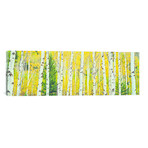 Aspen Grove, Granite Canyon Trail, Grand Teton National Park // Panoramic Images (36"W x 12"H x 0.75"D)