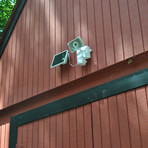 Solar Powered Motion Activated Security Camera + Floodlight