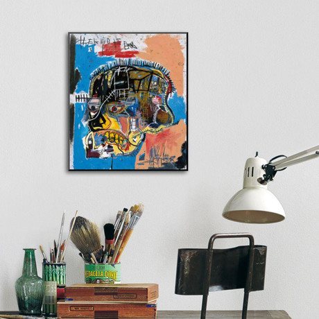 Untitled, 1981 (Basquiat Skull) (13"W x 15"H)