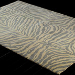 Georgia // Light Blue Wool + Viscose Rug (8'L x 2'6"W)