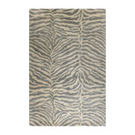 Georgia // Light Blue Wool + Viscose Rug (8'L x 2'6"W)