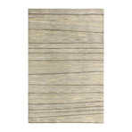Alison // Taupe Wool + Viscose Rug (8'L x 2'6"W)