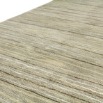Alison // Taupe Wool + Viscose Rug (8'L x 2'6"W)